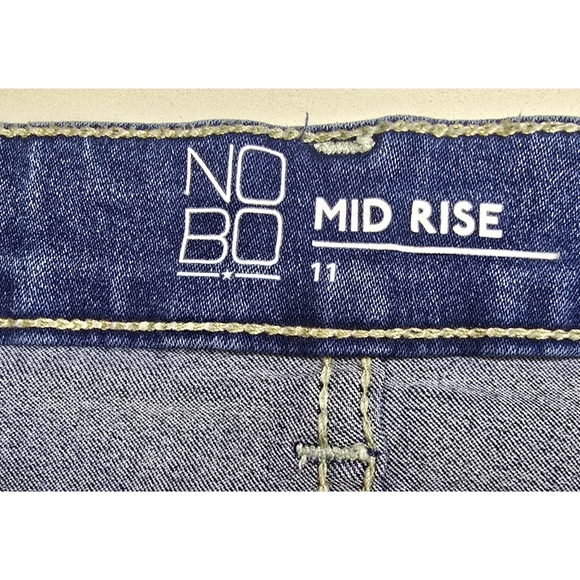 No Boundaries Denim Mini Skirt Size 11 - Picture 4 of 6